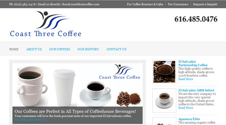 coffee website
